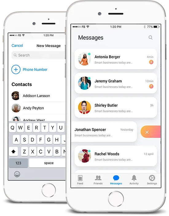 Stay connected with your friends easily - 爱游戏1